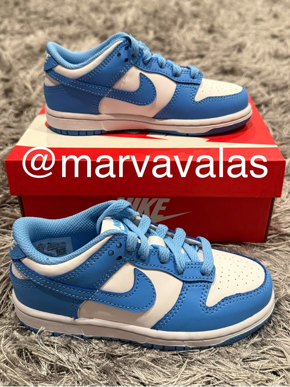Nike Dunk Low UNC. PS 11C
